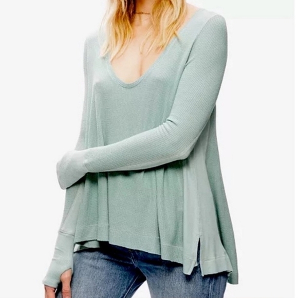 We the Free Green Malibu Thermal - Picture 1 of 5